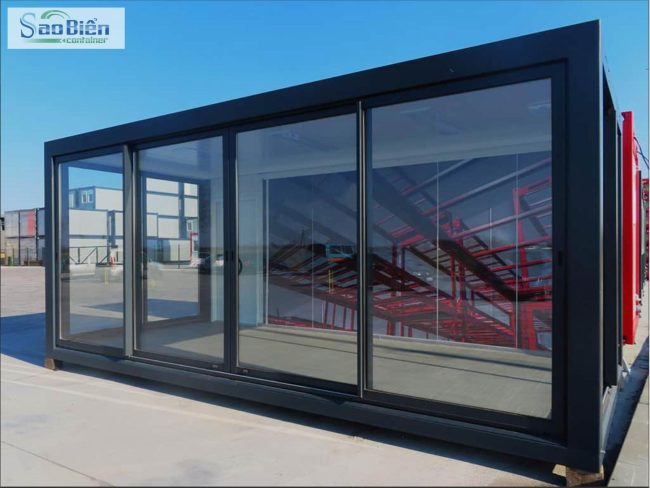 Container theo thiết kế 40 feet, Nhà container đặt theo yêu cầu - Hình ảnh 3