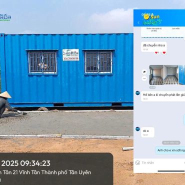 bàn giao container 20feet vp