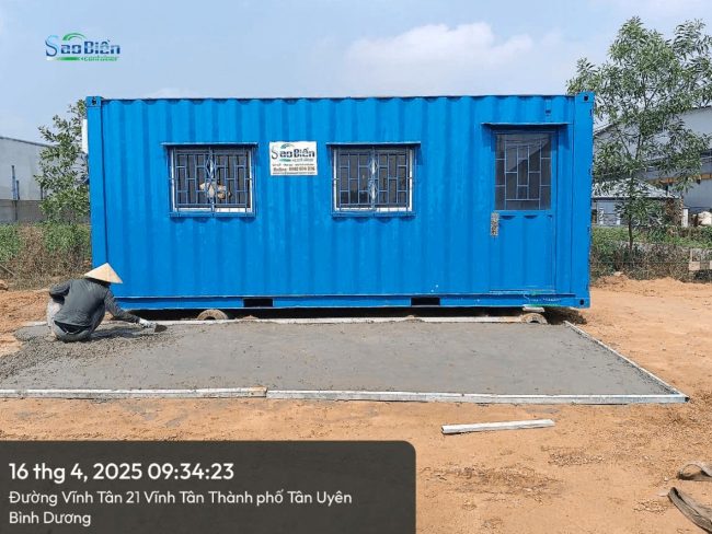 ảnh giao container 20feet vp