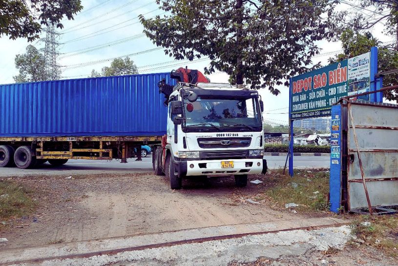 Thùng container khô 40 feet