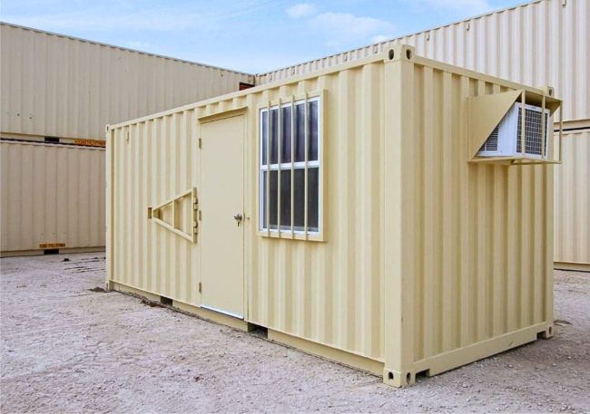 Container văn phòng 20 ft có toilet
