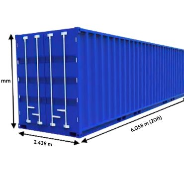 Container văn phòng 20 feet toilet