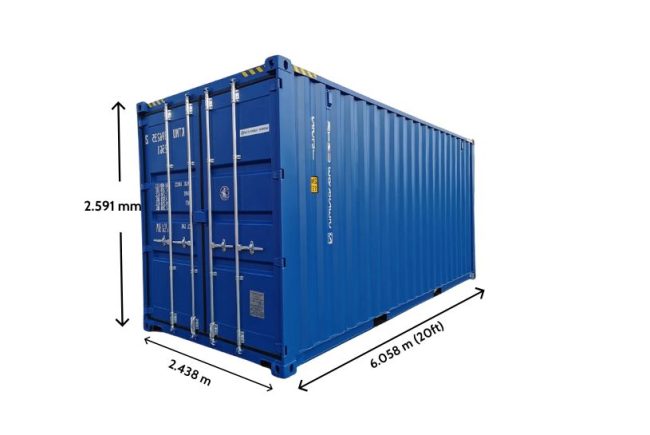 Thông số Contanier văn phòng 20 ft