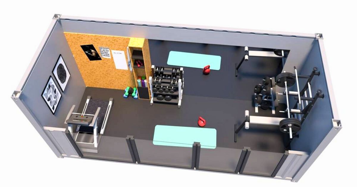 Cấu Tạo Chính Của Phòng Gym Container
