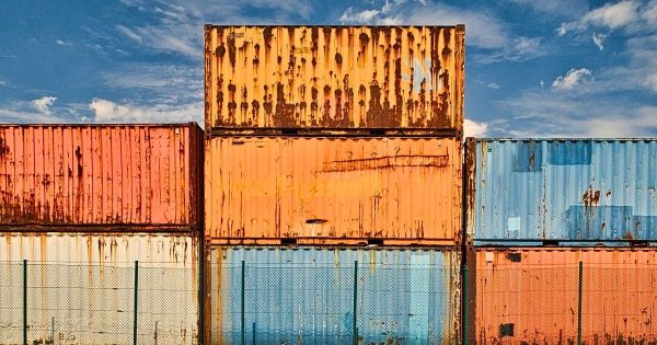 Container Bị Rỉ Sét