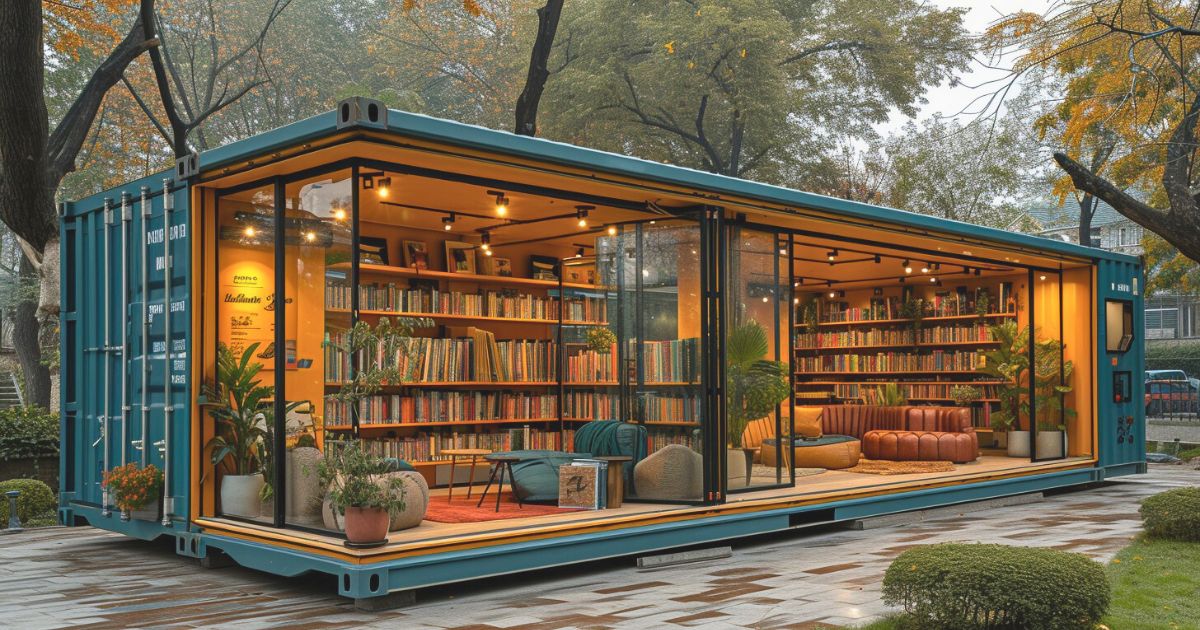 Thư Viện Container – Phòng Đọc Sách Độc Đáo