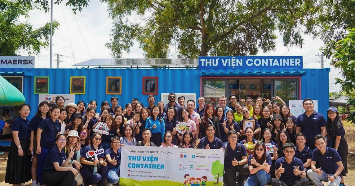 Thư viện container trong các dự án xã hội & thiện nguyện