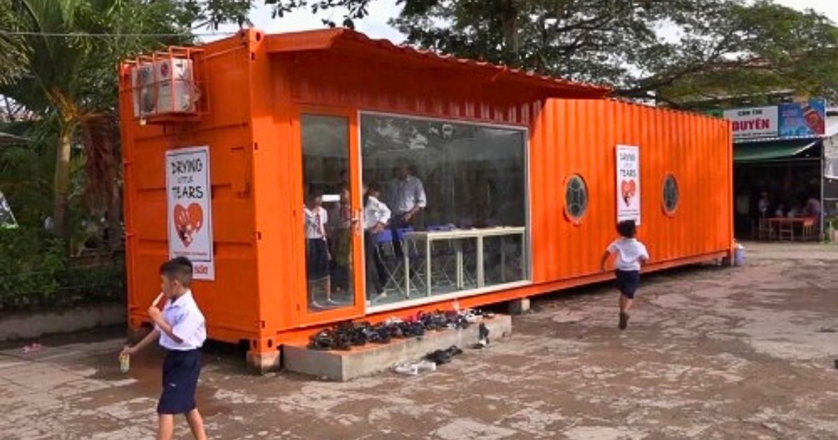 Thư viện container trong trường học