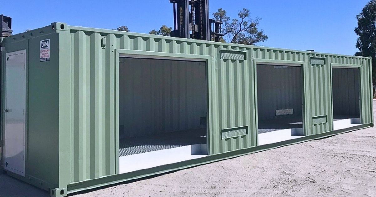 Ứng Dụng Container Làm Kho Lưu Trữ Tại Công Trường