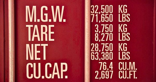 Container Nặng Bao Nhiêu - Cách Tính Trọng Lượng