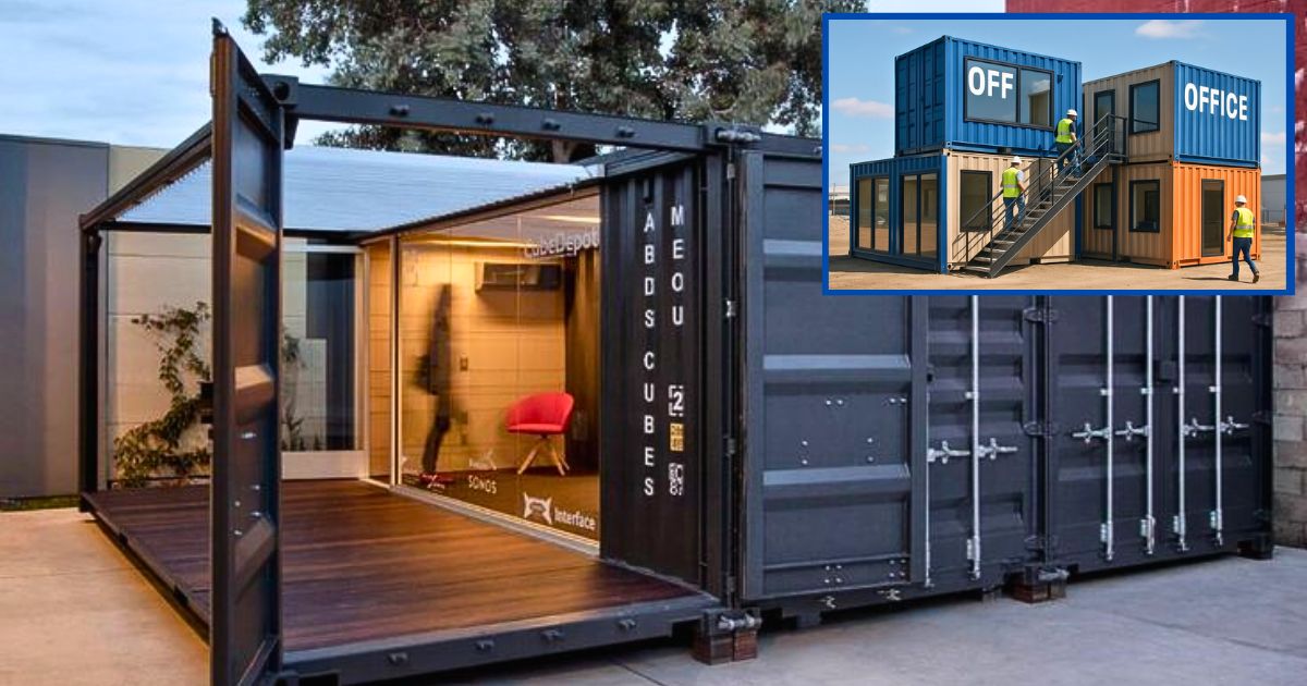 Phòng làm việc độc đáo container ghép module