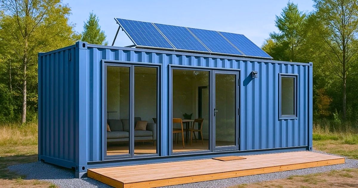 Ứng dụng nhà container sử dụng solar panel